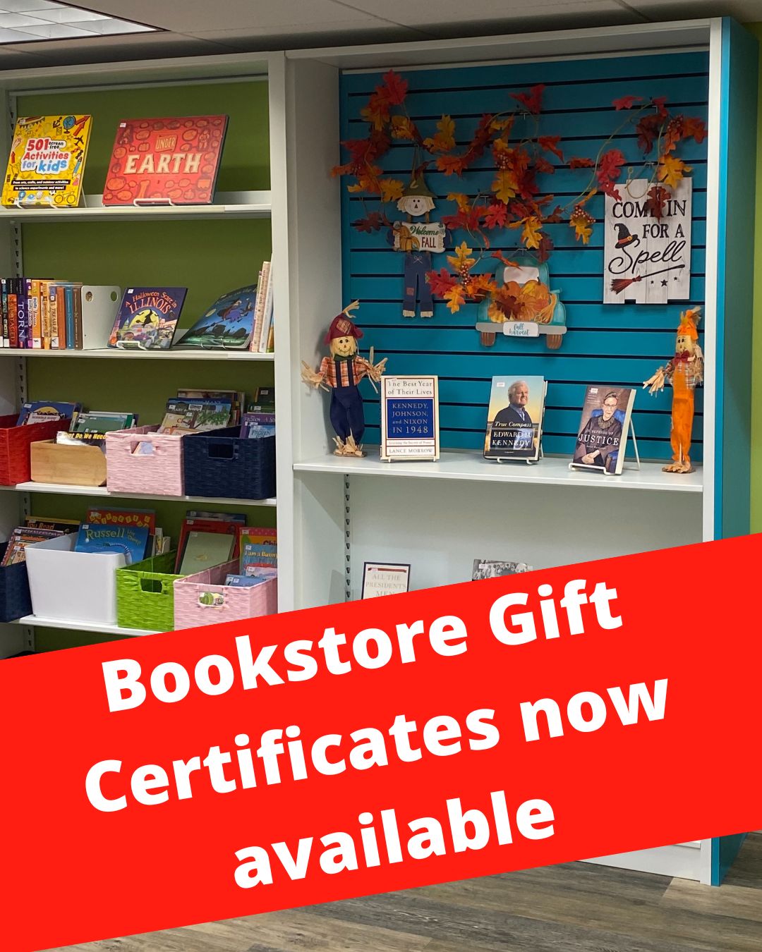 Bookstore Gift Certificates now available